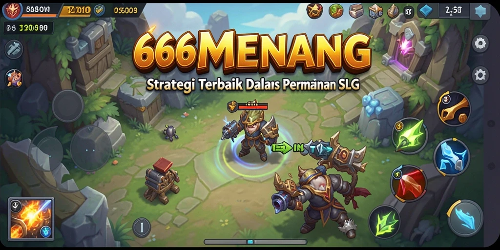 Tampilan gameplay SLG yang mendebarkan di 666MENANG.
