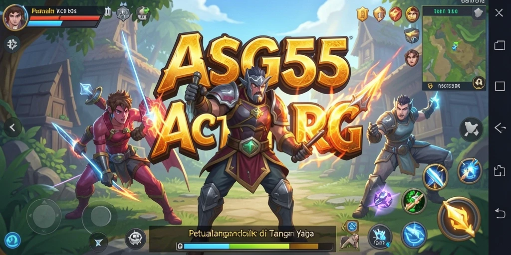 Tampilan gameplay mendebarkan dalam ASG55 dengan aksi yang mendalam.