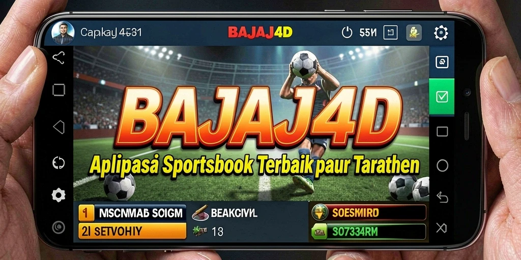 Screenshot utama BAJAJ4D menampilkan tampilan antarmuka Sportsbook yang menarik.