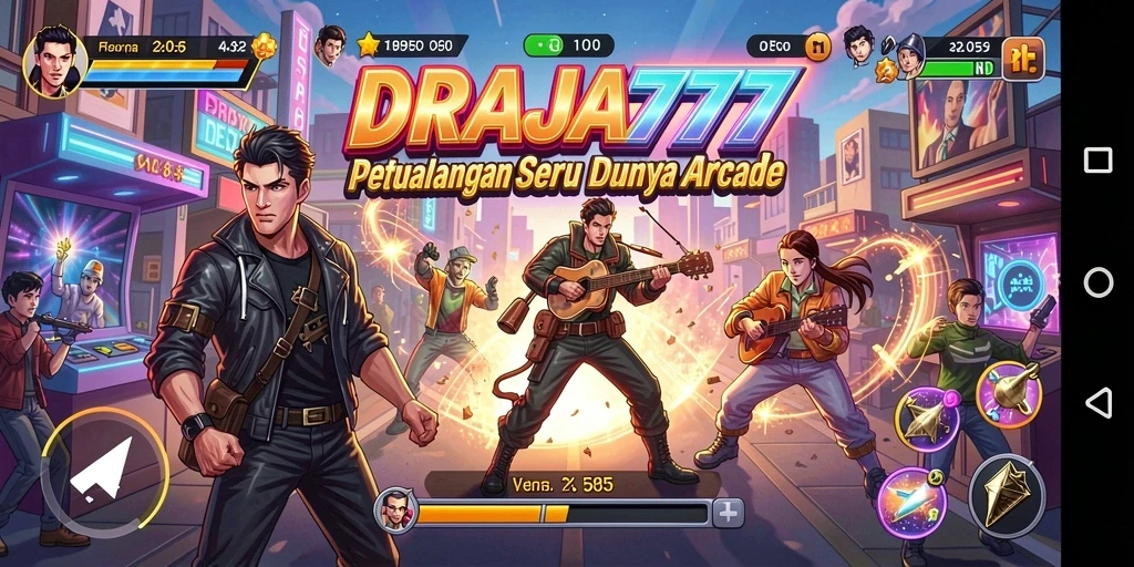 Tampilan gameplay seru dalam DRAJA777 yang menantang!