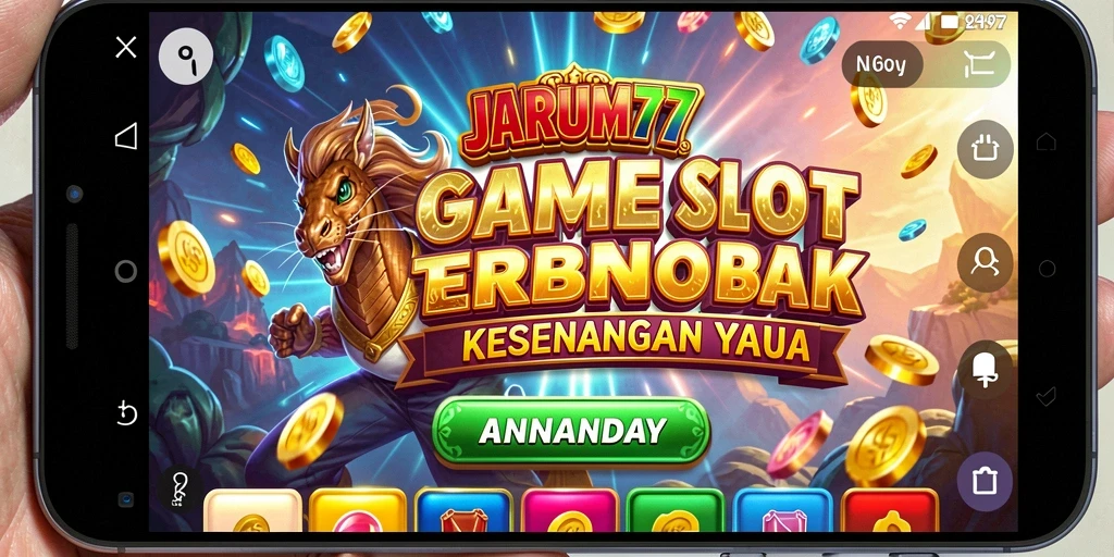 Tampilan gameplay JARUM77 yang seru dan penuh warna.