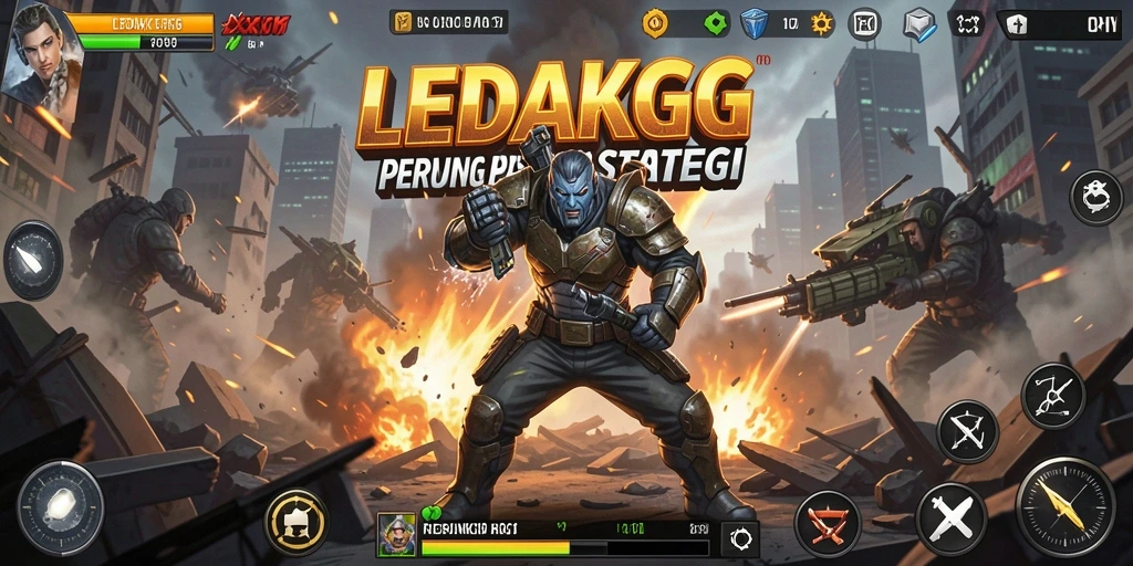 Tampilan gameplay LEDAKGG yang seru dan menegangkan.