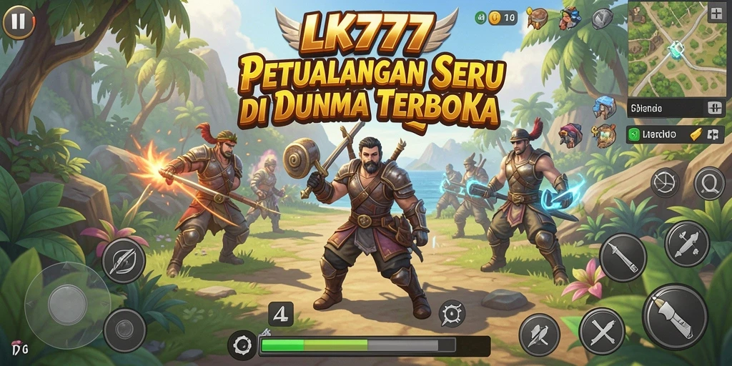 Tampilan gameplay LK777 yang menakjubkan di dunia terbuka.