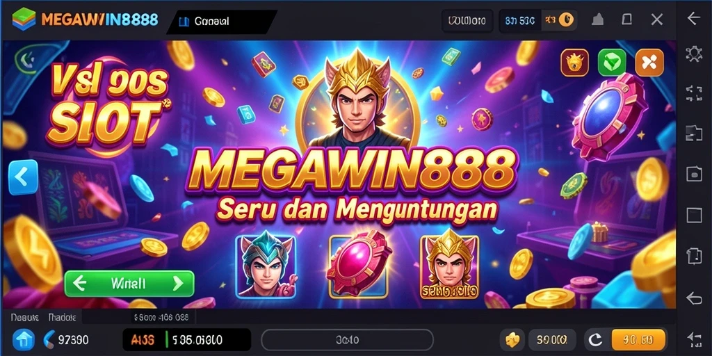 Tampilan gameplay MEGAWIN888 yang menarik dan menghibur.