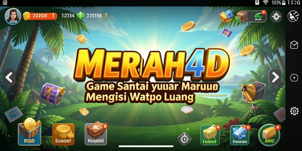 Tampilan gameplay MERIAH4D yang menghibur dan penuh warna.
