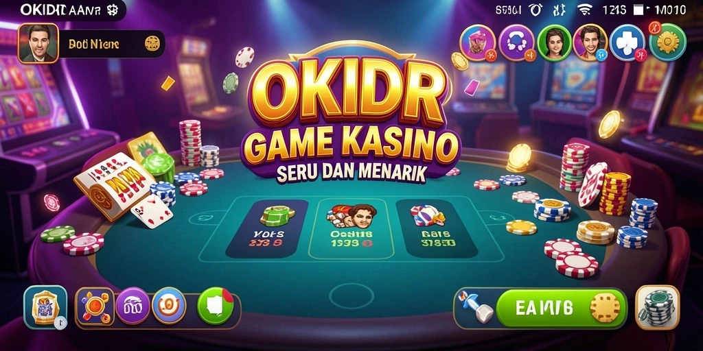 Tampilan gameplay OKIDR yang mendebarkan dan menarik.
