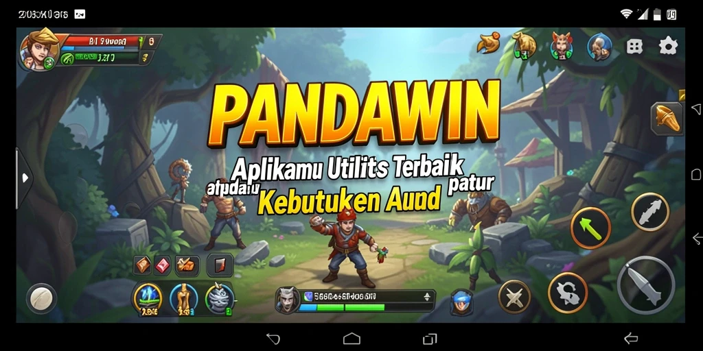 Antarmuka aplikasi PANDAWIN menunjukkan fitur utility yang lengkap.