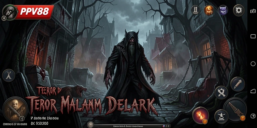 Screenshot gameplay PPV88 menampilkan suasana mencekam yang mengintimidasi.