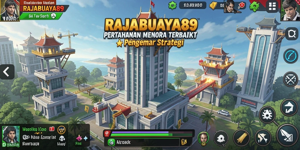Gameplay seru dari RAJABUAYA89 yang penuh strategi Tower Defense.