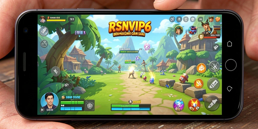 Tampilan gameplay <strong>RSNVIP6</strong> yang penuh warna dan menarik.