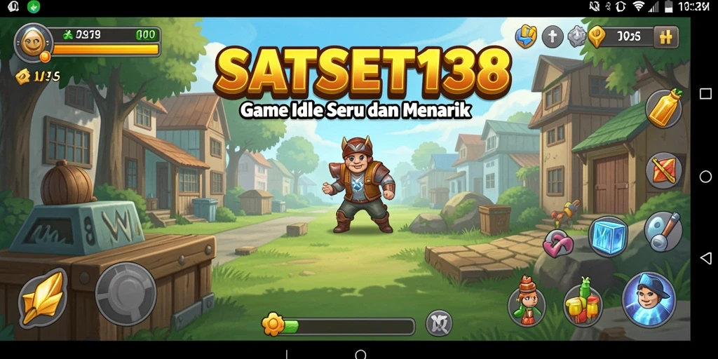 Screenshot utama SATSET138 menampilkan gameplay Idle yang menarik.